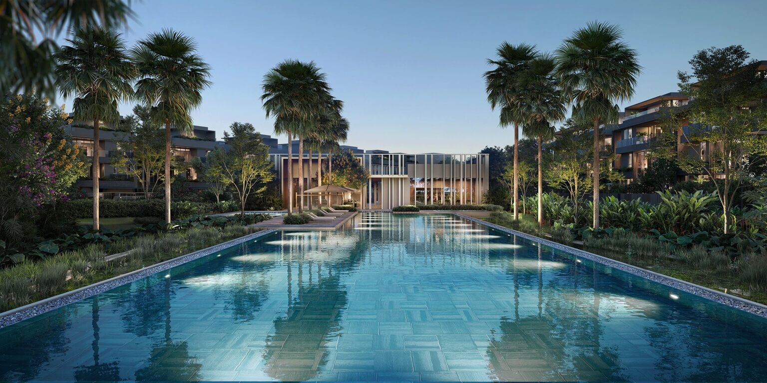 hồ bơi dự án the fullton capitaland ocean park 3