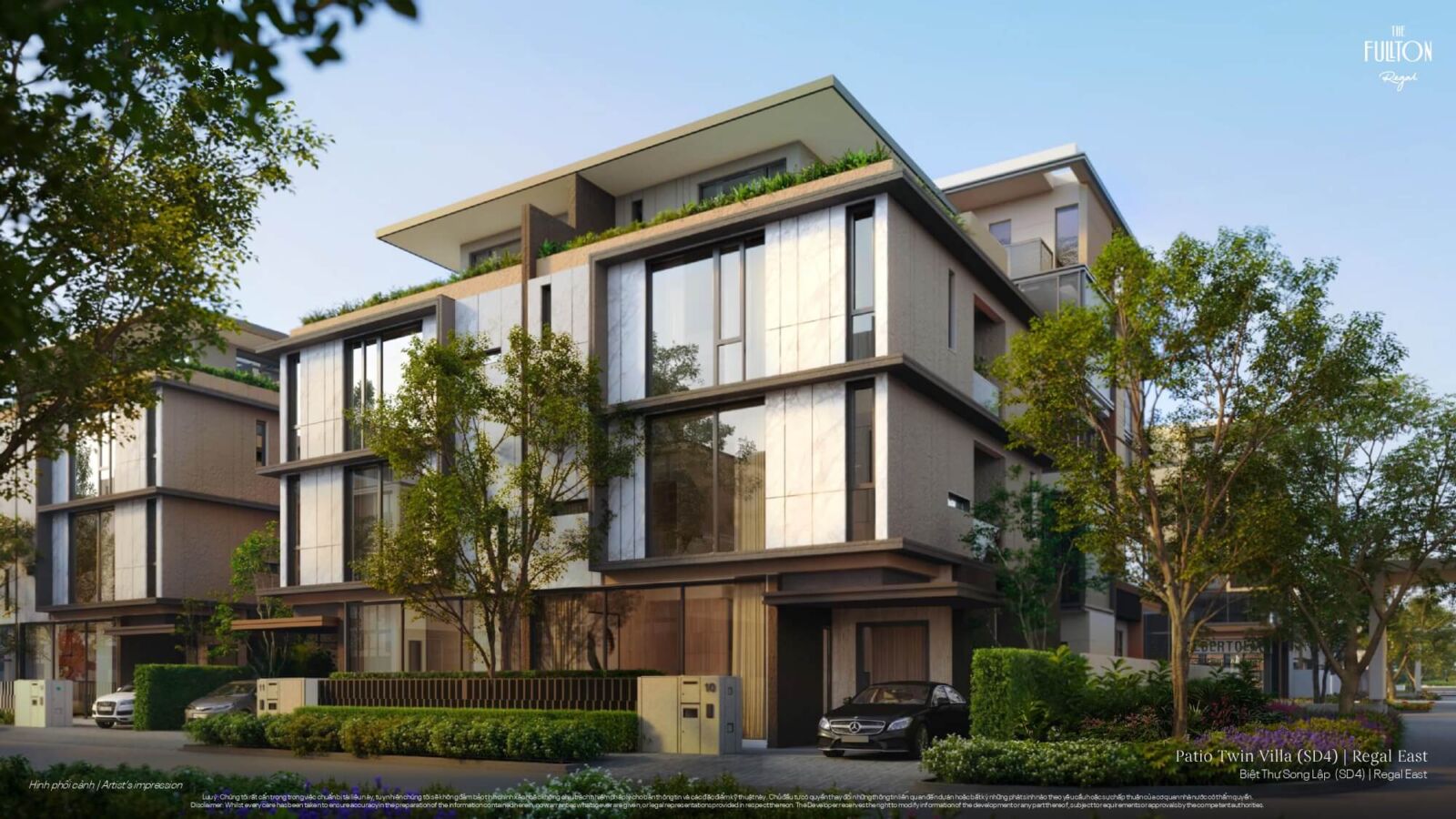 patio twin villa the fullton regal capitaland hưng yên