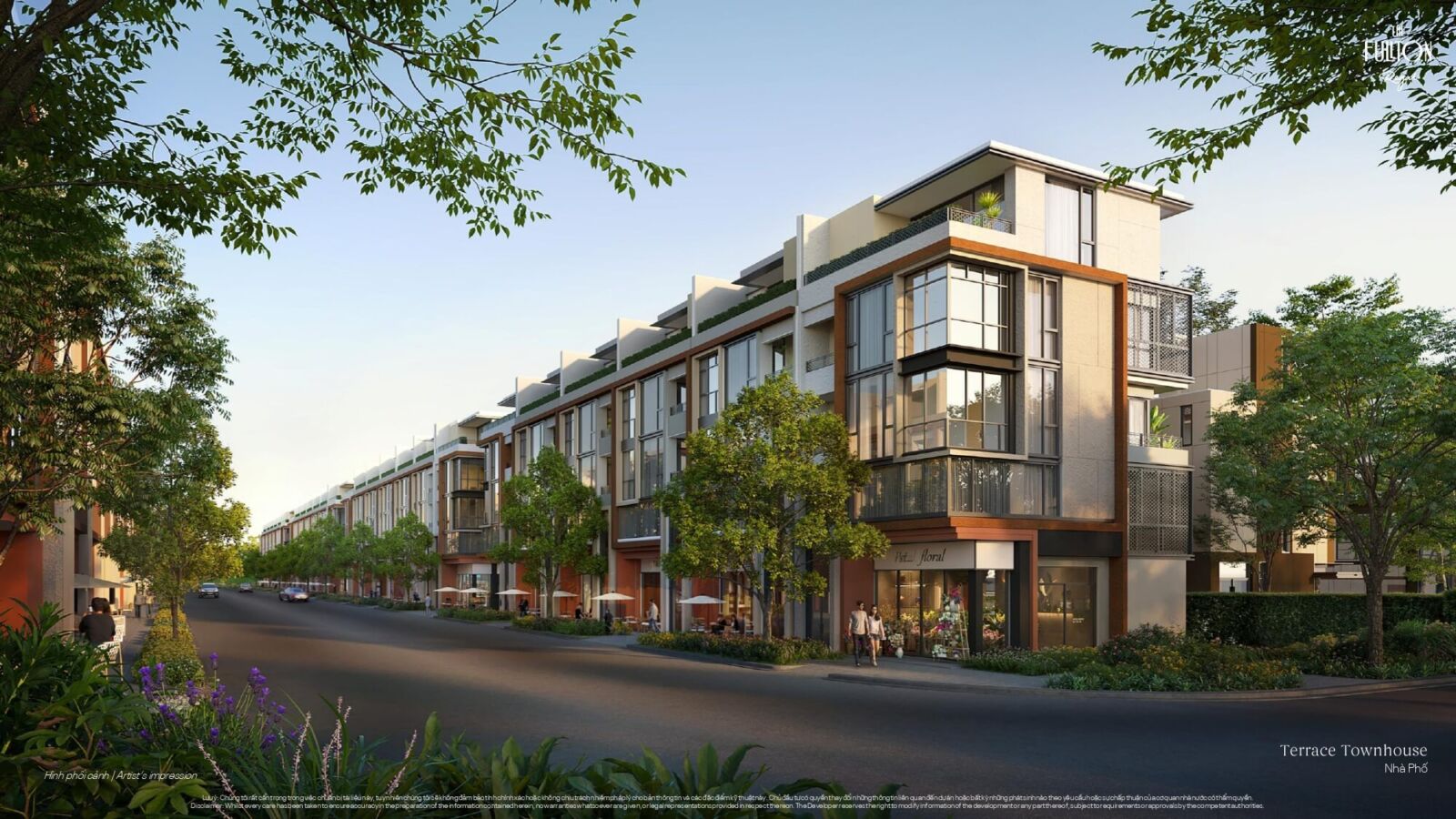 terrace townhouse dự án the fullton regal capitaland hưng yên