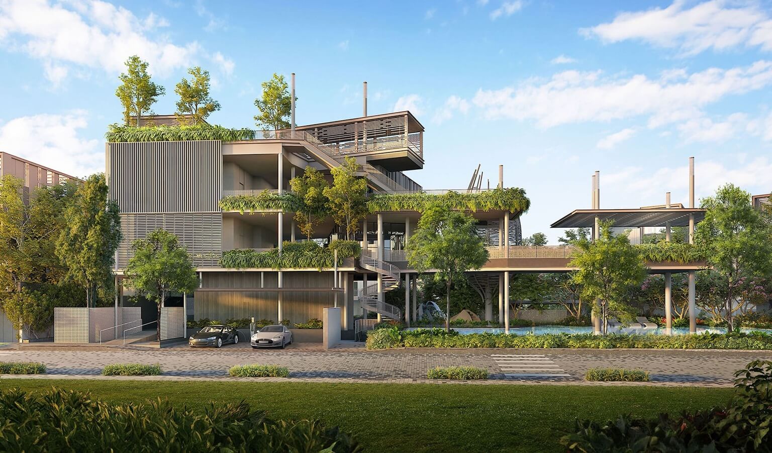 tiện ích dự án the fullton capitaland vinhomes ocean park 3 văn giang hưng yên