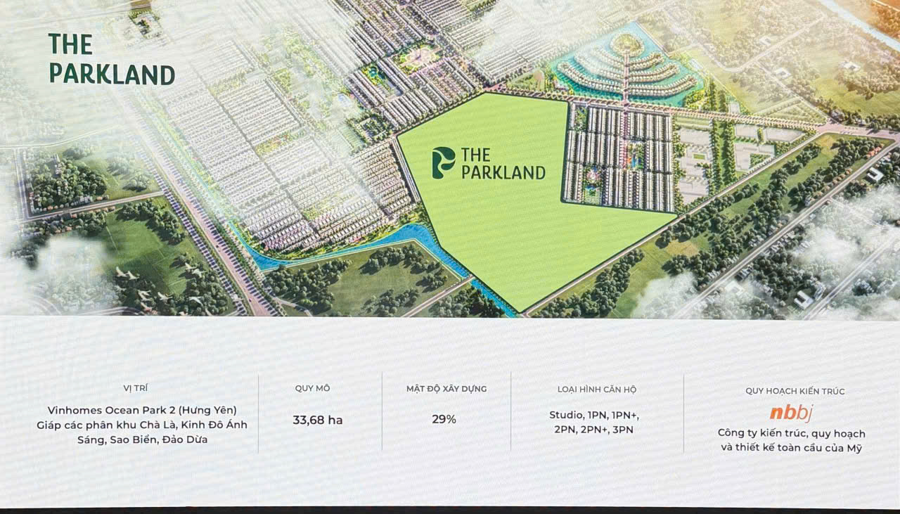 vị trí dự án the parkland ocean park 2