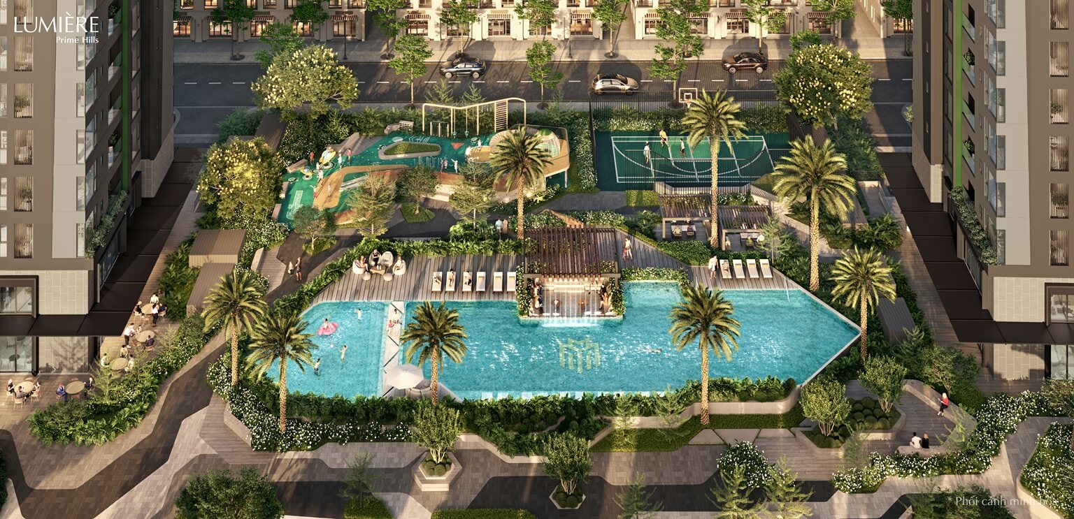 tiện ích dự án lumiere prime hills cổ loa