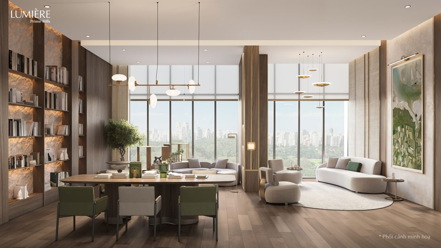tiện ích dự án lumiere prime hills cổ loa